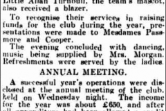 Blazers presented 1934.