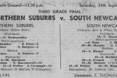 3rd Grade Final - Northern Suburbs vs South Newcastle 1949.