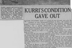 Kurri's condition gave out 1948.