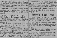 Norths defeat Wests in dull game 1948.
