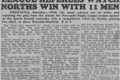 Northern Suburbs win with 11 men 1949.