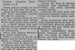 Referee stops game against Central 1949.