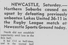Upset by North 1959.
