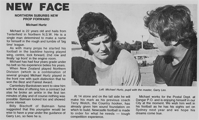 Mick Hurtz and Garry Leo 1976.