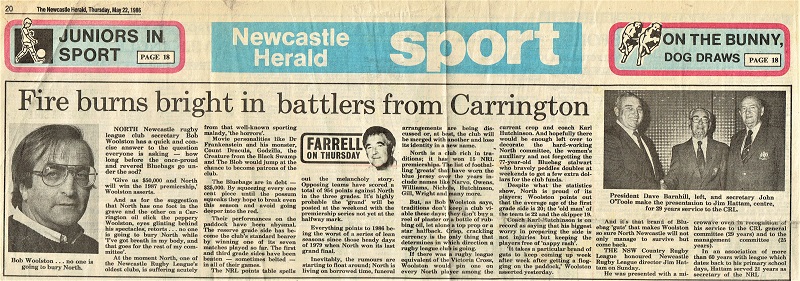 Battlers from Carrington 1986.