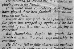 Mark Humphries forced into retirement 1983.