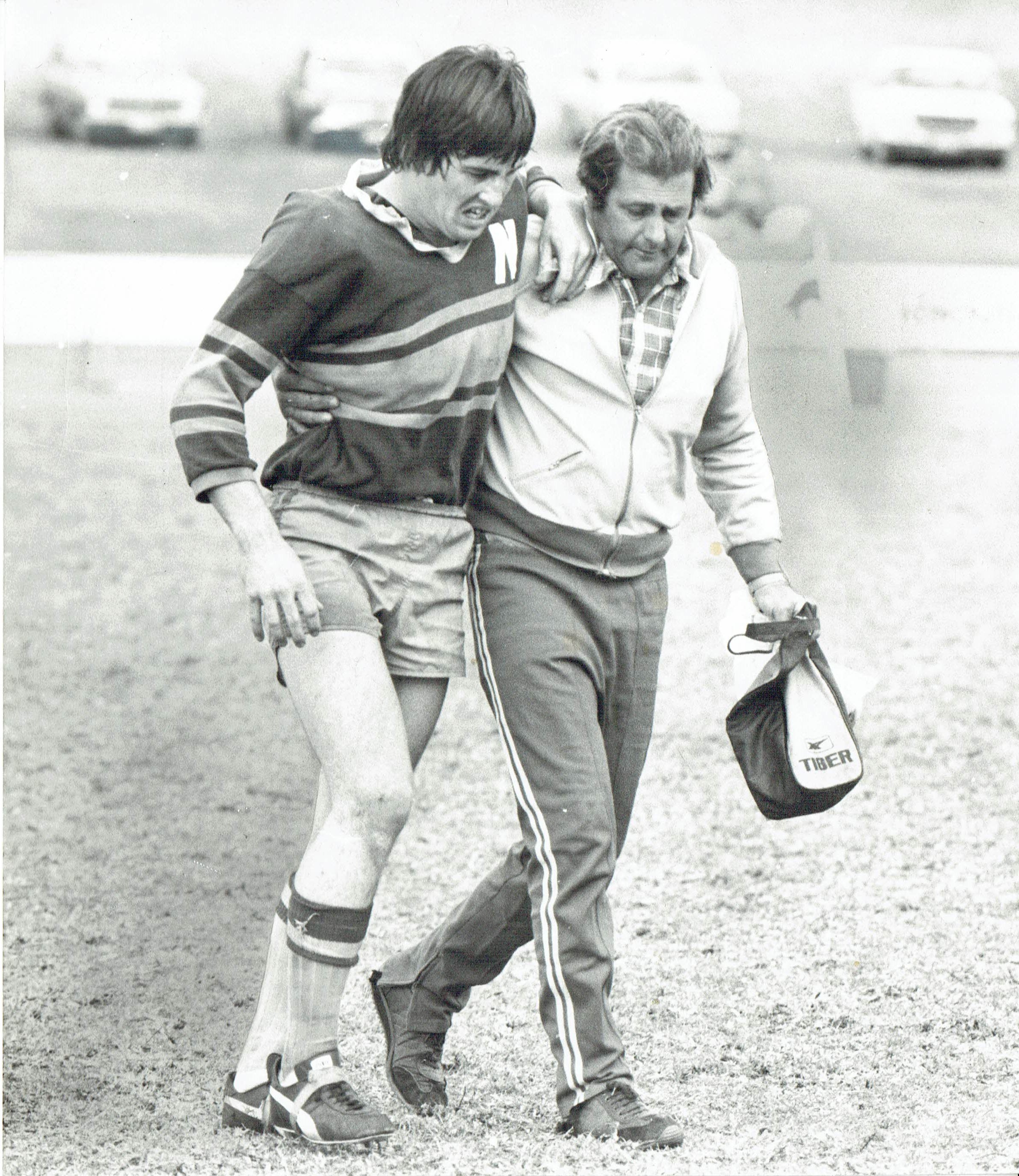 Ian Barkley and Garry Jordan vs Wests 1980