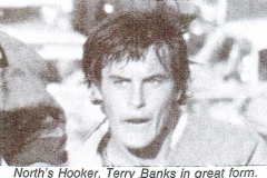 Terry Banks picture here in 1977.