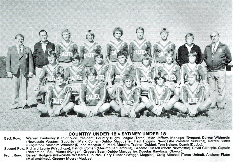 Graham Russell Country Under 18's 1982.