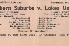 North v. Lakes United Under 20's 1964.