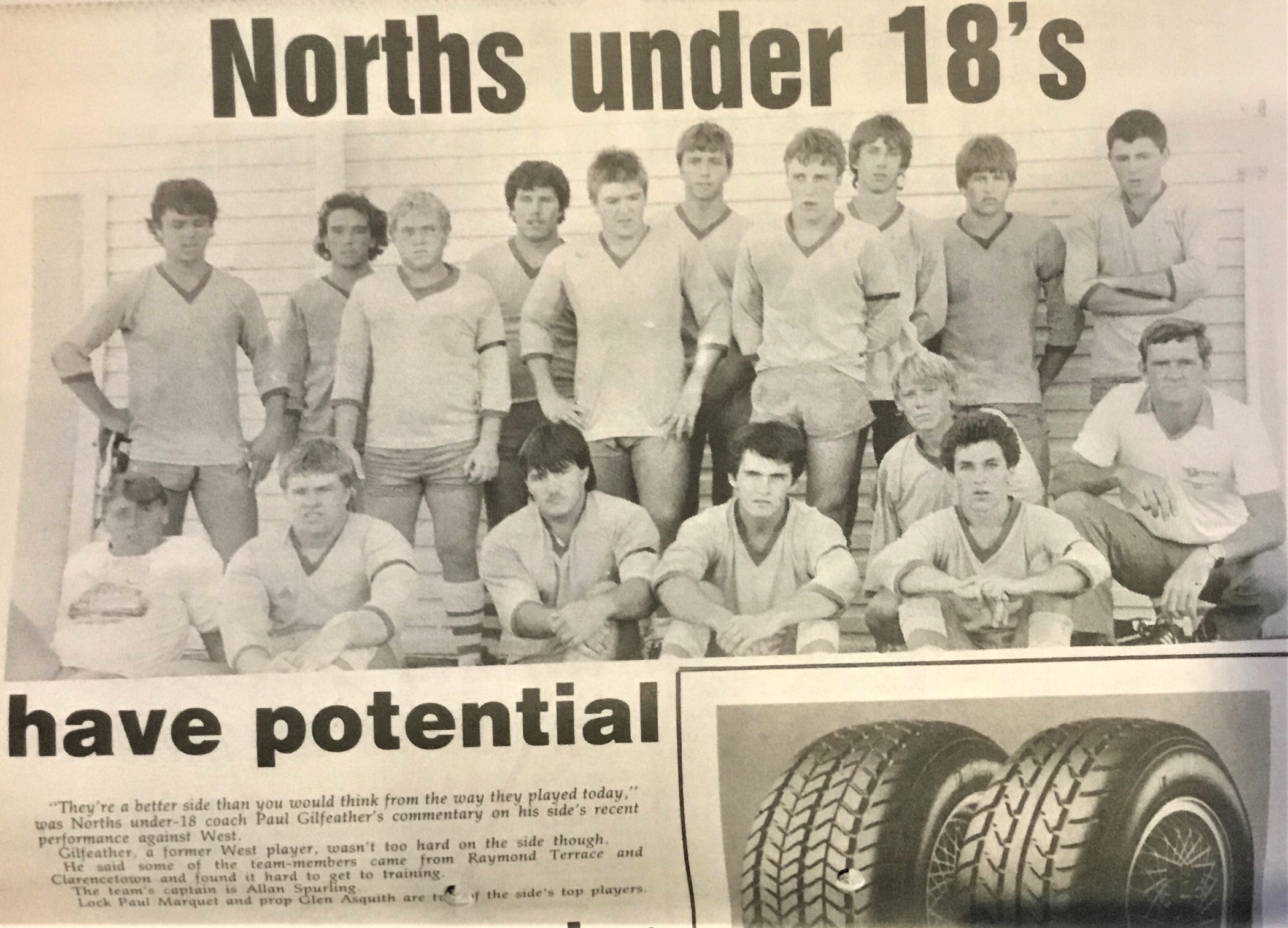 North Newcastle Under 18's.