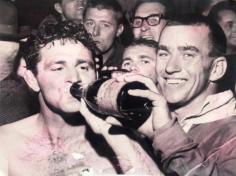 Bill Owen and Jack Gill Grand Final Day 1967.