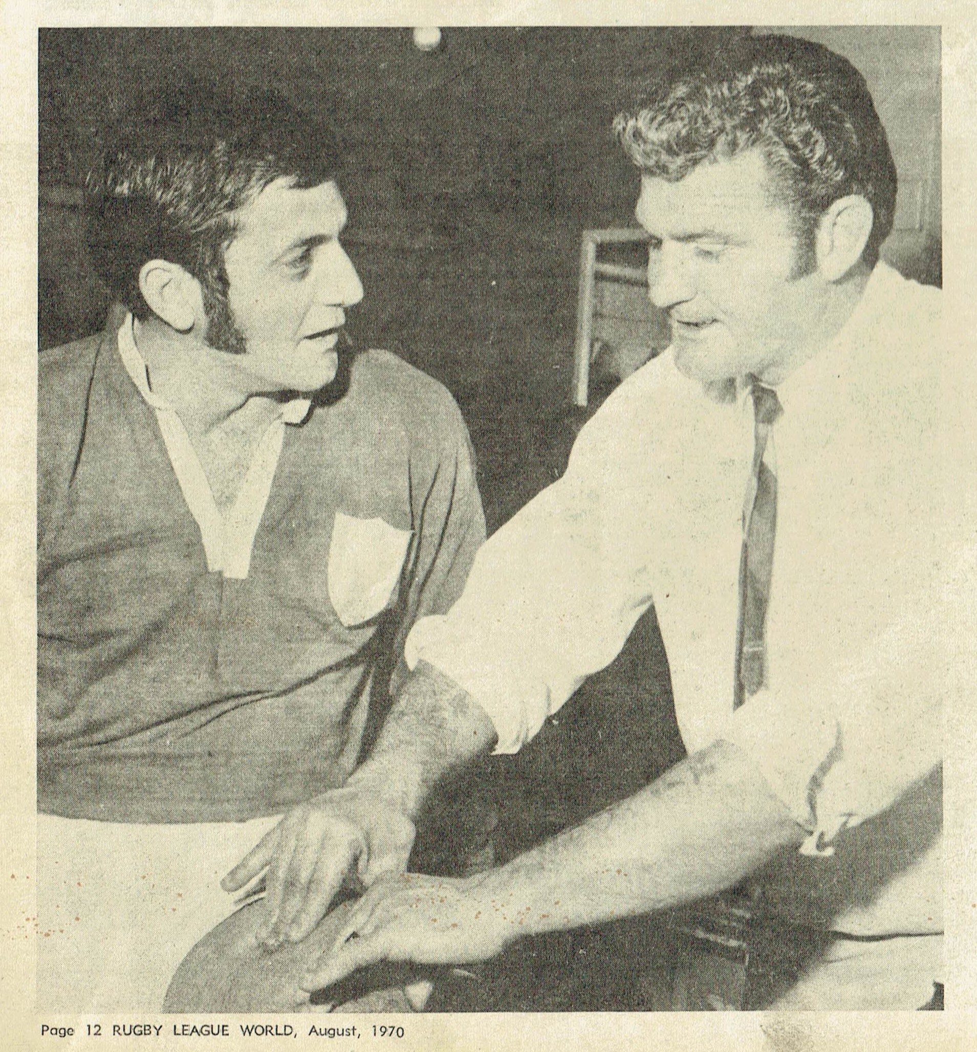 Karl Hutchinson and Bill Owen 1970.