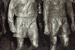 Charlie Smith and unknown Cessnock player 1953.