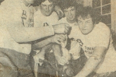 John Farrar,Gerard Toole,Mark Bates and Mick Donnelly 1983
