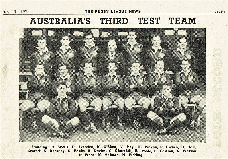 Australia vs Great Britain 3rd Test 1954.