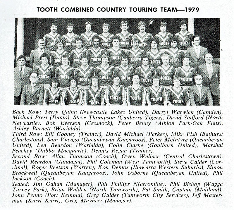 Dave Stafford Combined Country Squad 1979.