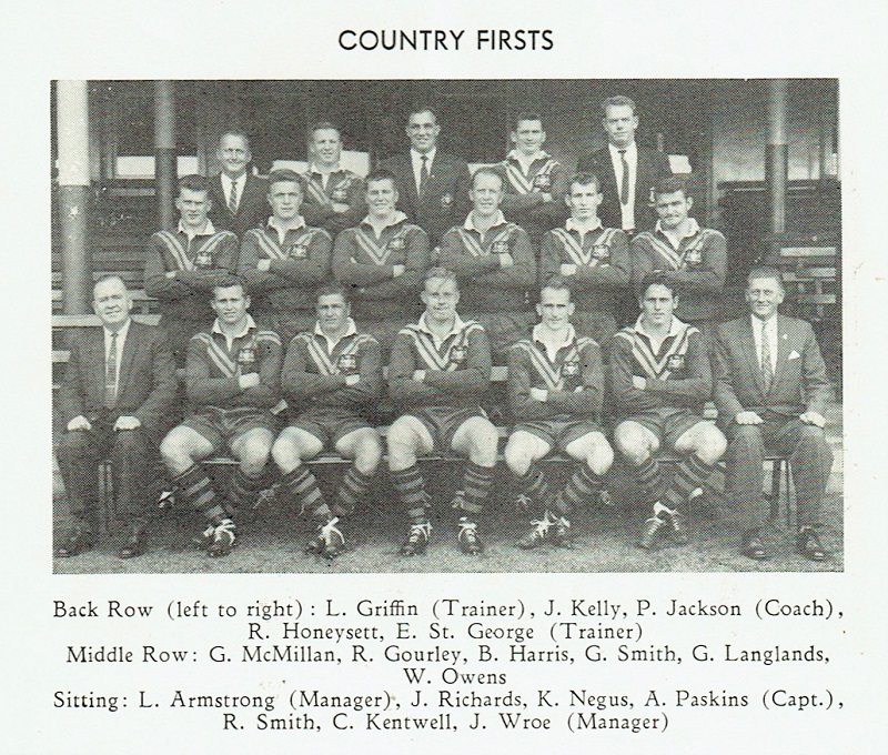 Bill Owen Country Firsts 1962.