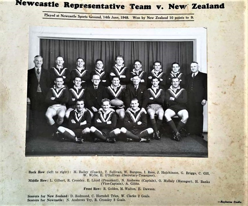 Newcastle Team vs New Zealand 1948.