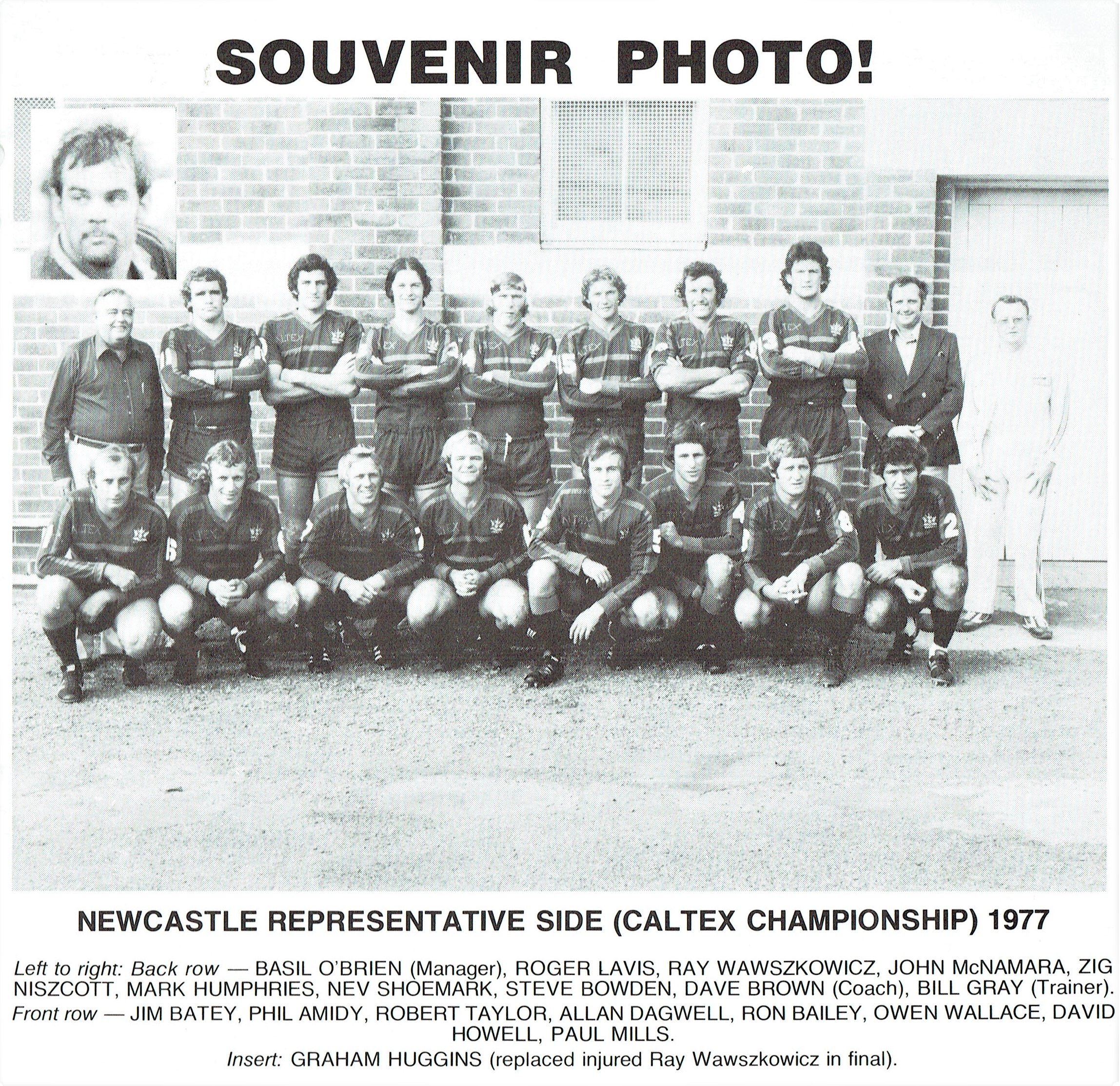 Newcastle Rep Team 1977