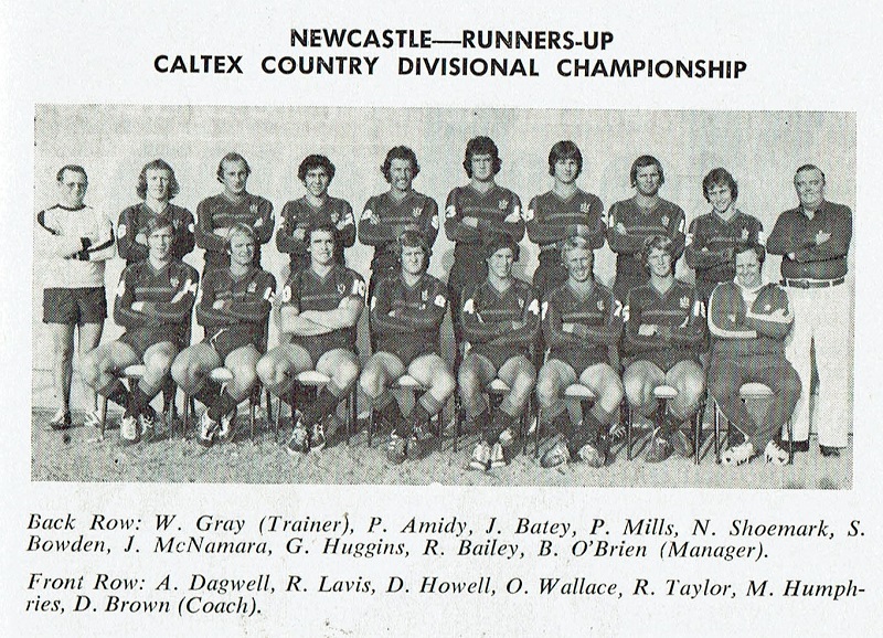 Newcastle Caltex Runners Up 1977.