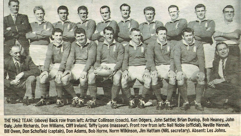 Newcastle vs Great Britain 1962.