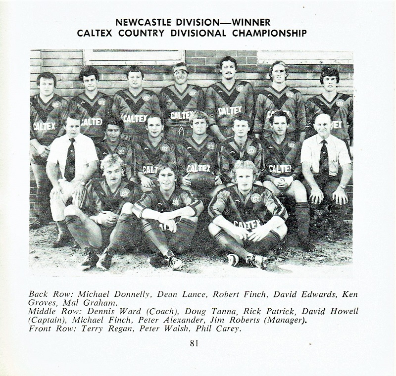 Newcastle winner of Divisional Caltex Country Divisional Championship 1981