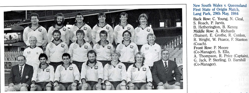 Rex Wright NSW 1984.