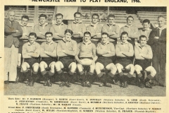 Newcastle Team vs England 1946.