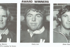 Newcastle Reps Bob Warren,Garry Leo and Brian Russell 1975