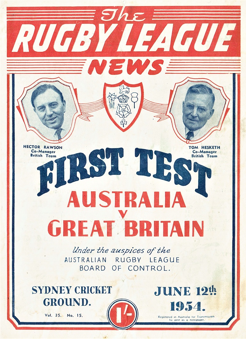 Australia vs Great Britain 1st test 1954. (1)