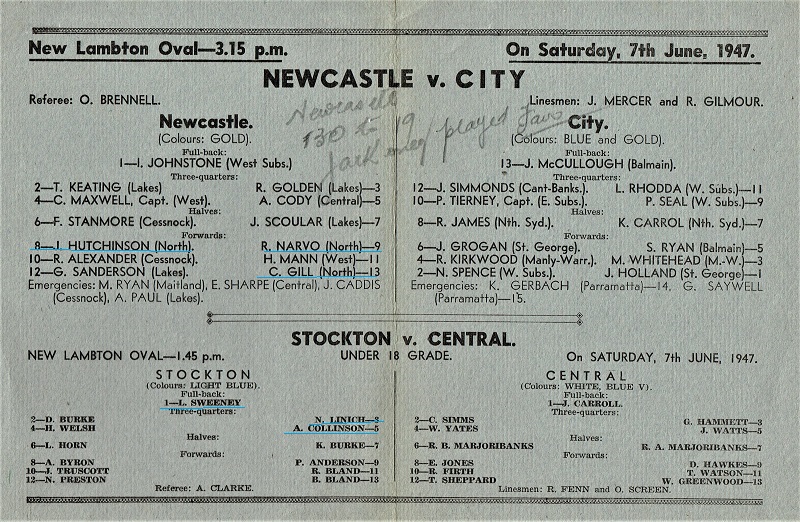Newcastle vs City 7th June 1947 (2)