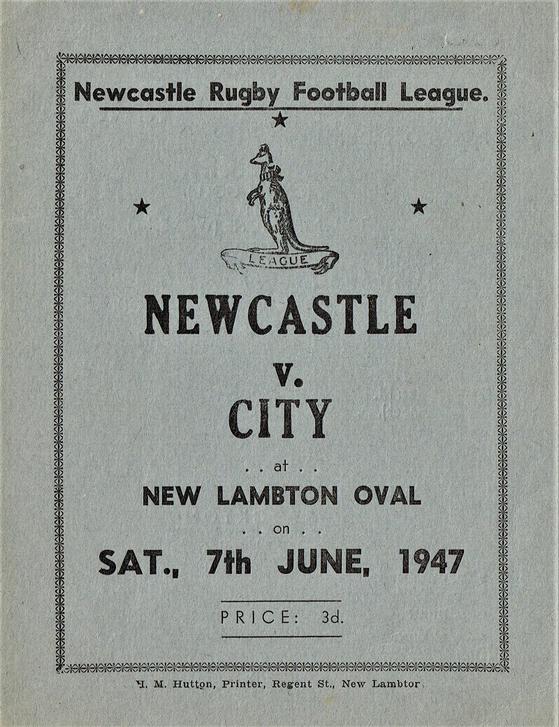 Newcastle vs City 7th June 1947.