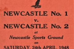 Newcastle No 1 vs Newcastle No 2.1948.