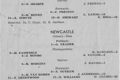 Newcastle Comb vs Central Coast,Don Williams 1956