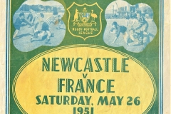 Newcastle vs France 26th May 1951.