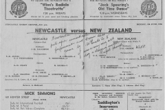 Newcastle vs New Zealand 4th June 1956.