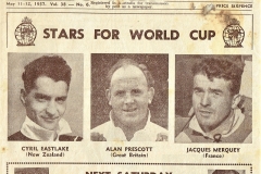 Program Cover St George vs Newcastle 1957.
