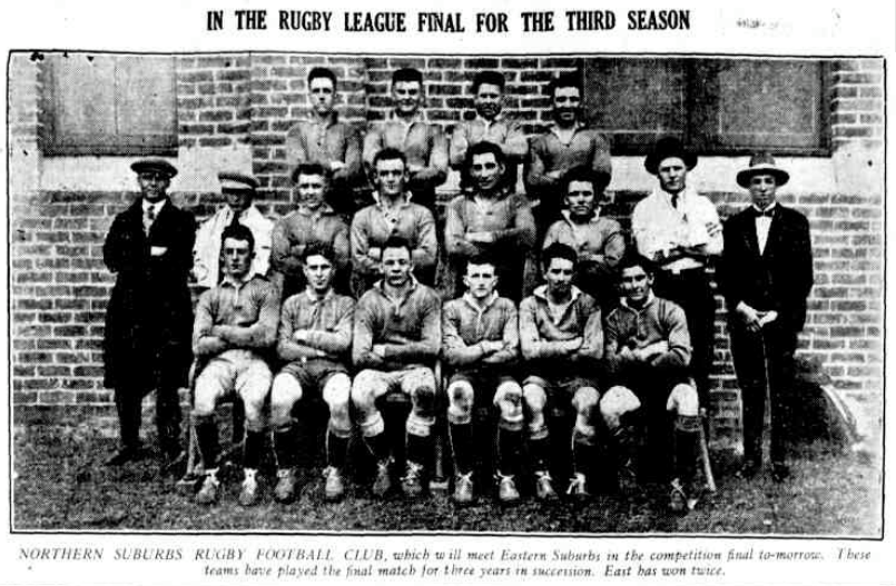 Northern Suburbs First Grade Premiers 1925.