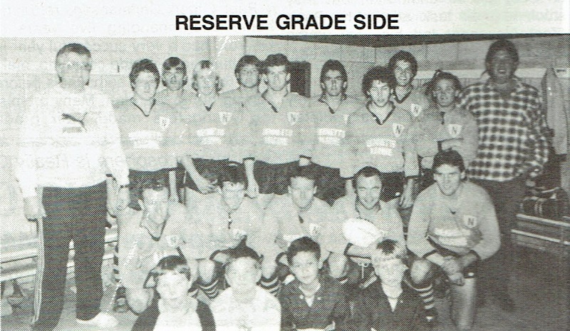 North Newcastle Reserve Grade Team 1984.