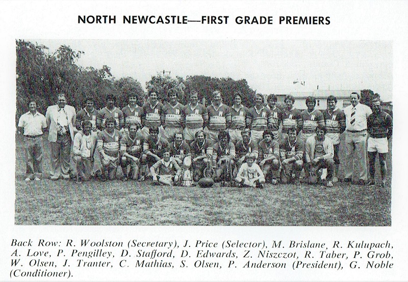 North Newcastle 1979 Grand Final Squad.