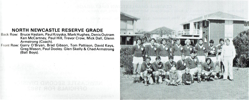 North Newcastle Reserve Grade 1982.
