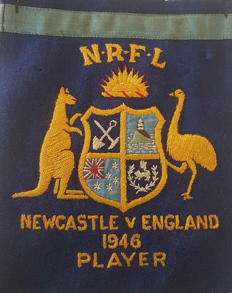 Bob Crane's 1946 Newcastle vs England Pocket.