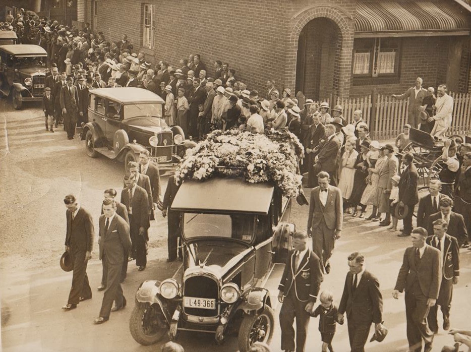 George Huff Funeral Cortege 19th September 1933.