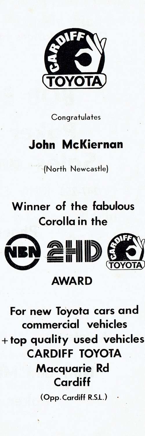 John McKiernan Player of the Year 1981