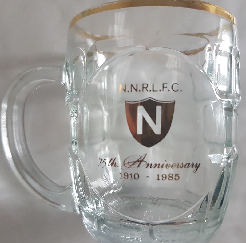North Newcastle 75th Anniversary Glass 1985.