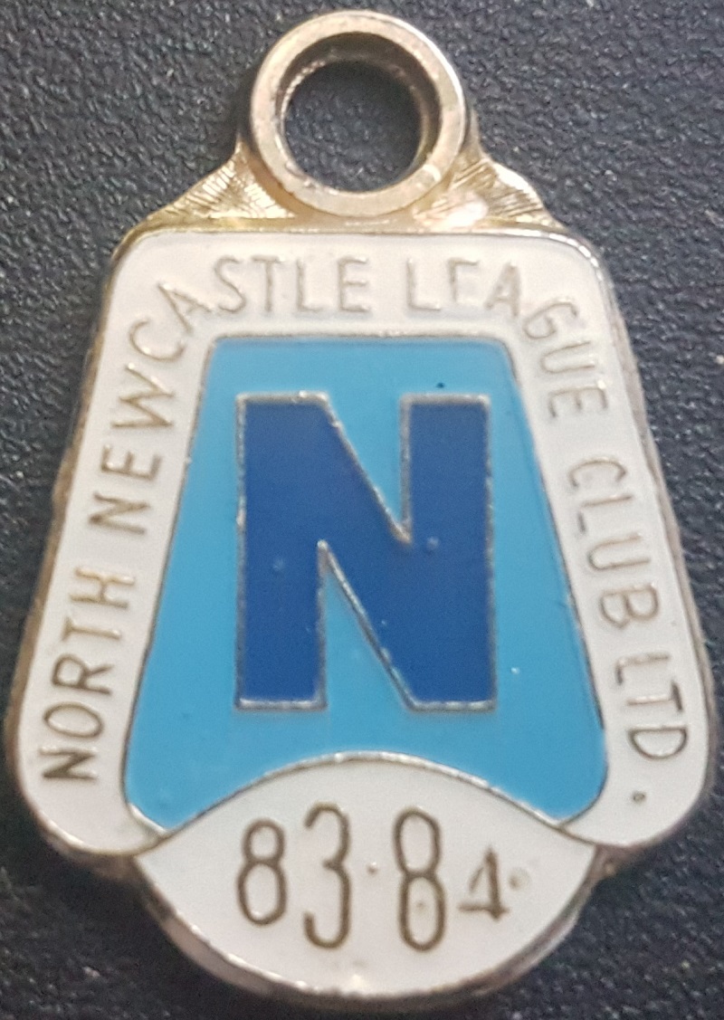 North-Newcastle Members-Badge 1983/84.