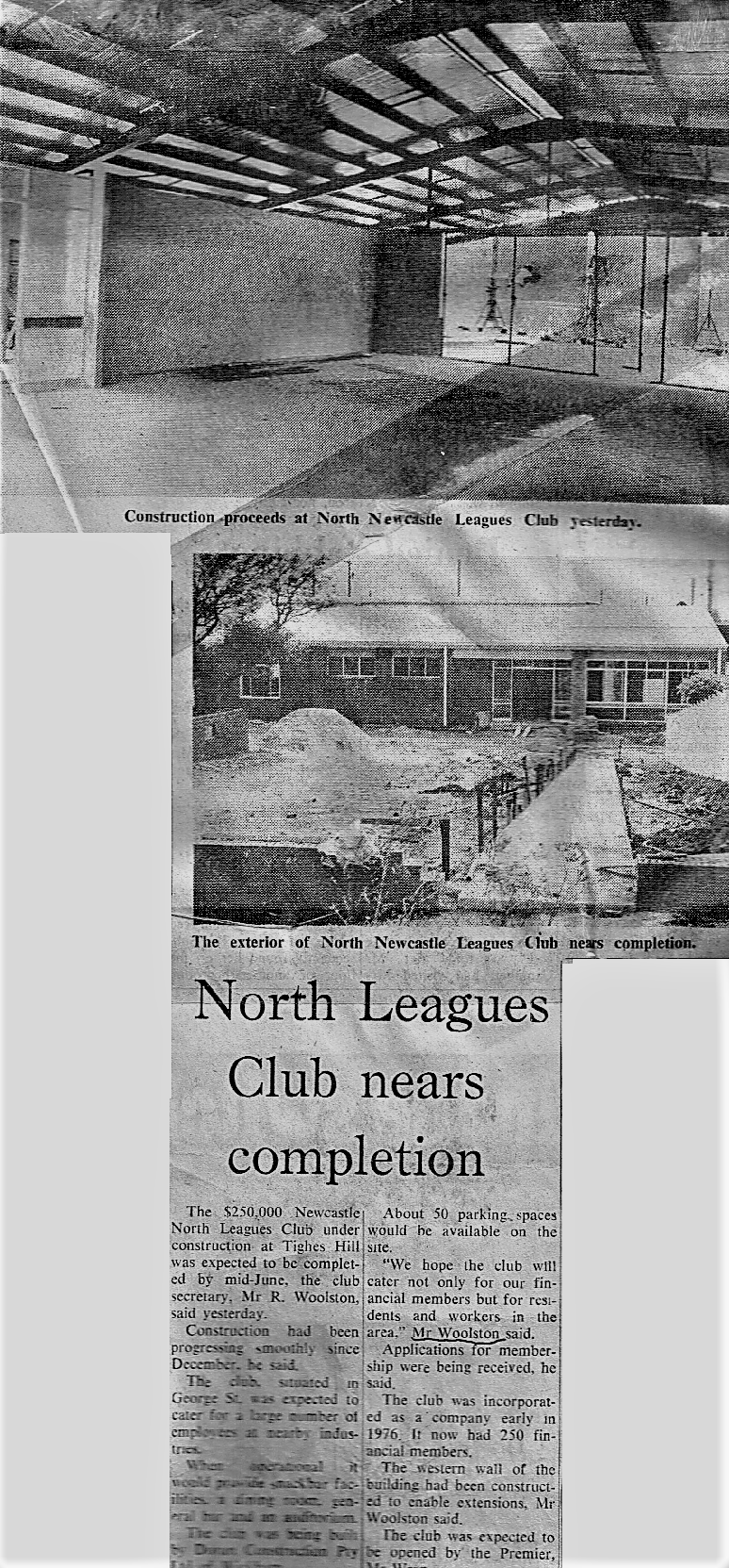 North Newcastle Leagues Club 1978.
