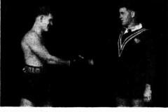 Boxers Herb Narvo and Al Hoosman 1944.