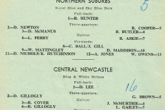 Norths vs Central Caltex Semi-Final 25th April 1967.